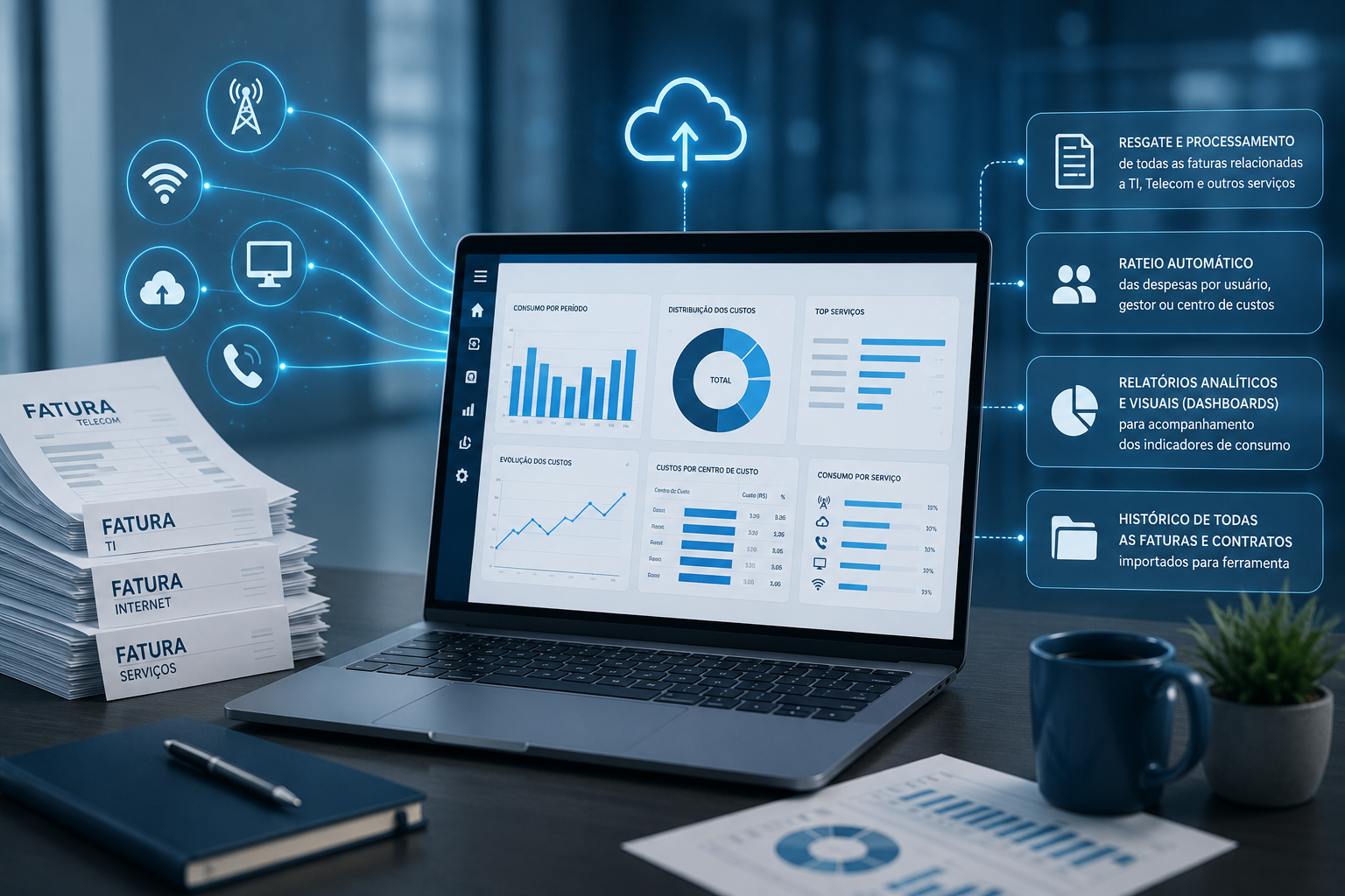 Data Scan - Gestão e processamento de faturas de TI e Telecom